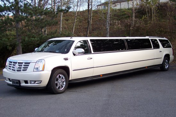 Wedding party quinceanera SUV limo Cadillac Escalade - Brosangs Limos